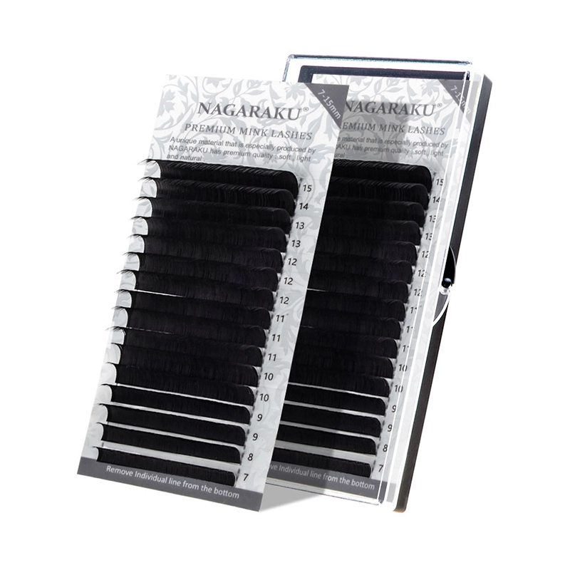 NAGARAKU Individual Eyelash Mix 7-15mm 16 Lines Eyelash Extension High Quality Super Soft Natural Classical Lashes