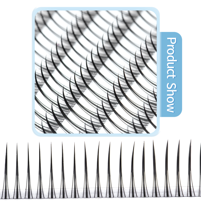 NAGARAKU A Shape Tapered Cluster Eyelash Extension Individual Volume Fans Lashes Makeup Blister Faux Mink Eyelashes