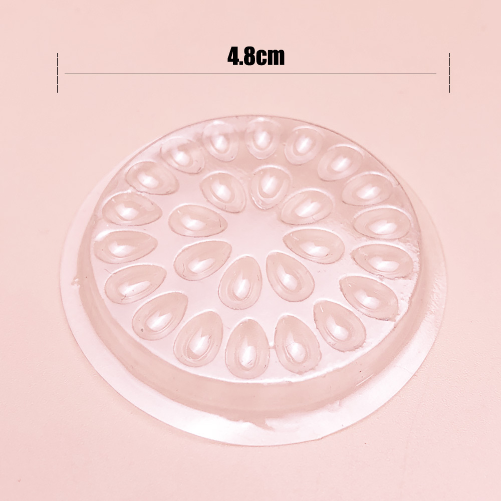 NAGARAKU fans eyelash holder 100 PCs package  eyelash extensions glue holder plastic glue pallet glue stand pads for eyelash extensions