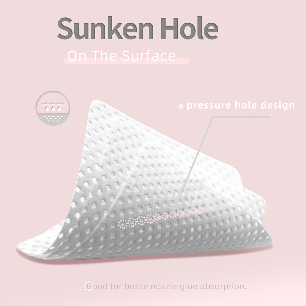 NAGARAKU 200 counts Eyelash Extension Glue Nozzle Wipes Paper Cotton Glue Bottle Mouth Cleaning Remover Paper Cleaner Pads