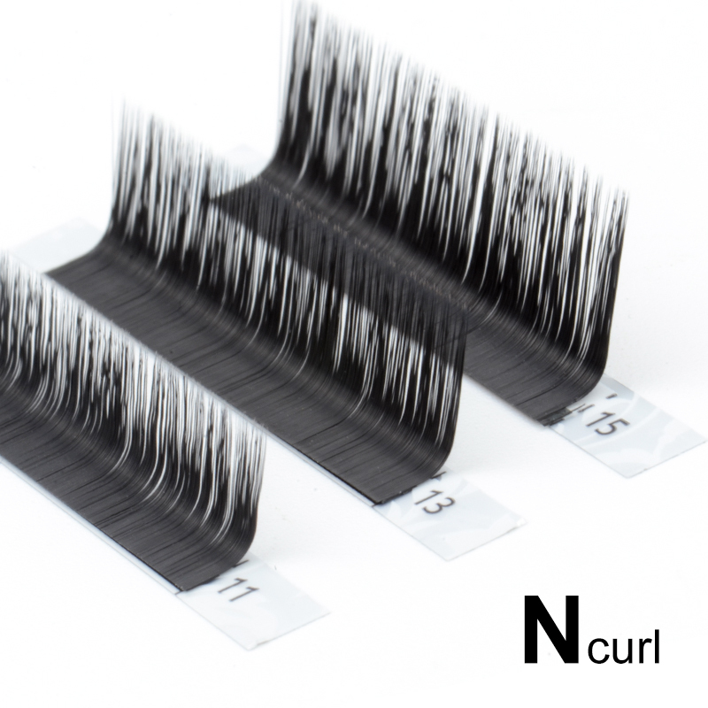 NAGARAKU N curl L curl mink eyelash individual makeup false lashes magnetic eyelashes maquillaje eyelash extension cilios LU shape