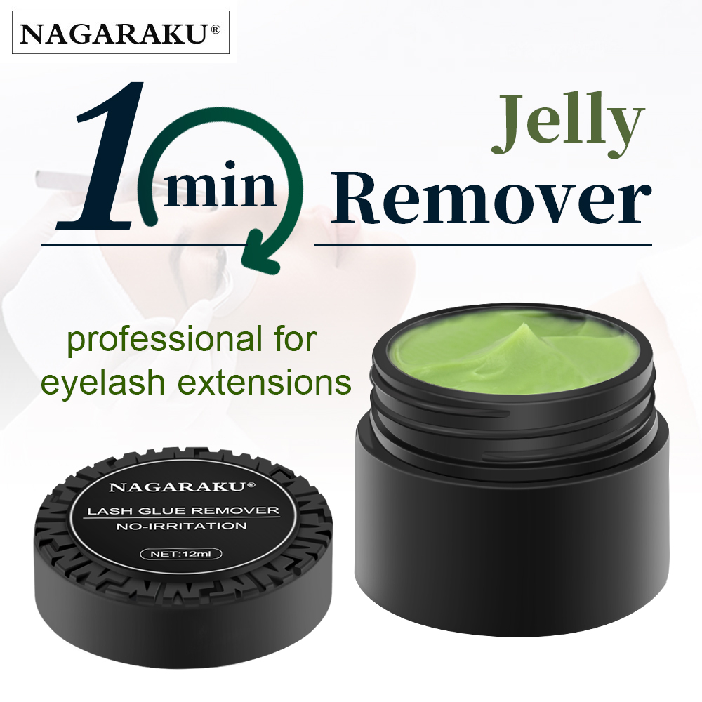 NAGARAKKU Professional False Eyelash Glue Remover Eyelash Extensions Tool Cream Fragrancy Smell Glue Remover Jelly remover
