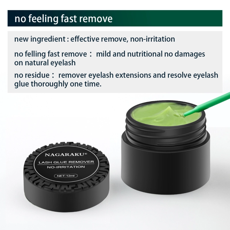 NAGARAKKU Professional False Eyelash Glue Remover Eyelash Extensions Tool Cream Fragrancy Smell Glue Remover Jelly remover