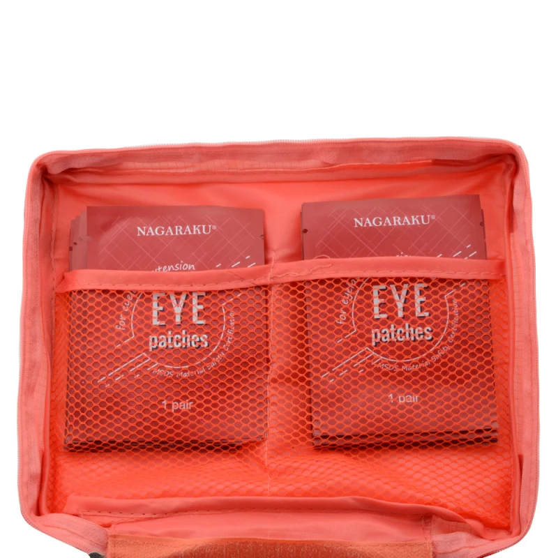 NAGARAKU NEW eyelashes extension kit for starter ,fashionable eyelashes extension set with glue ,eye pad , tape eyelahes brusth