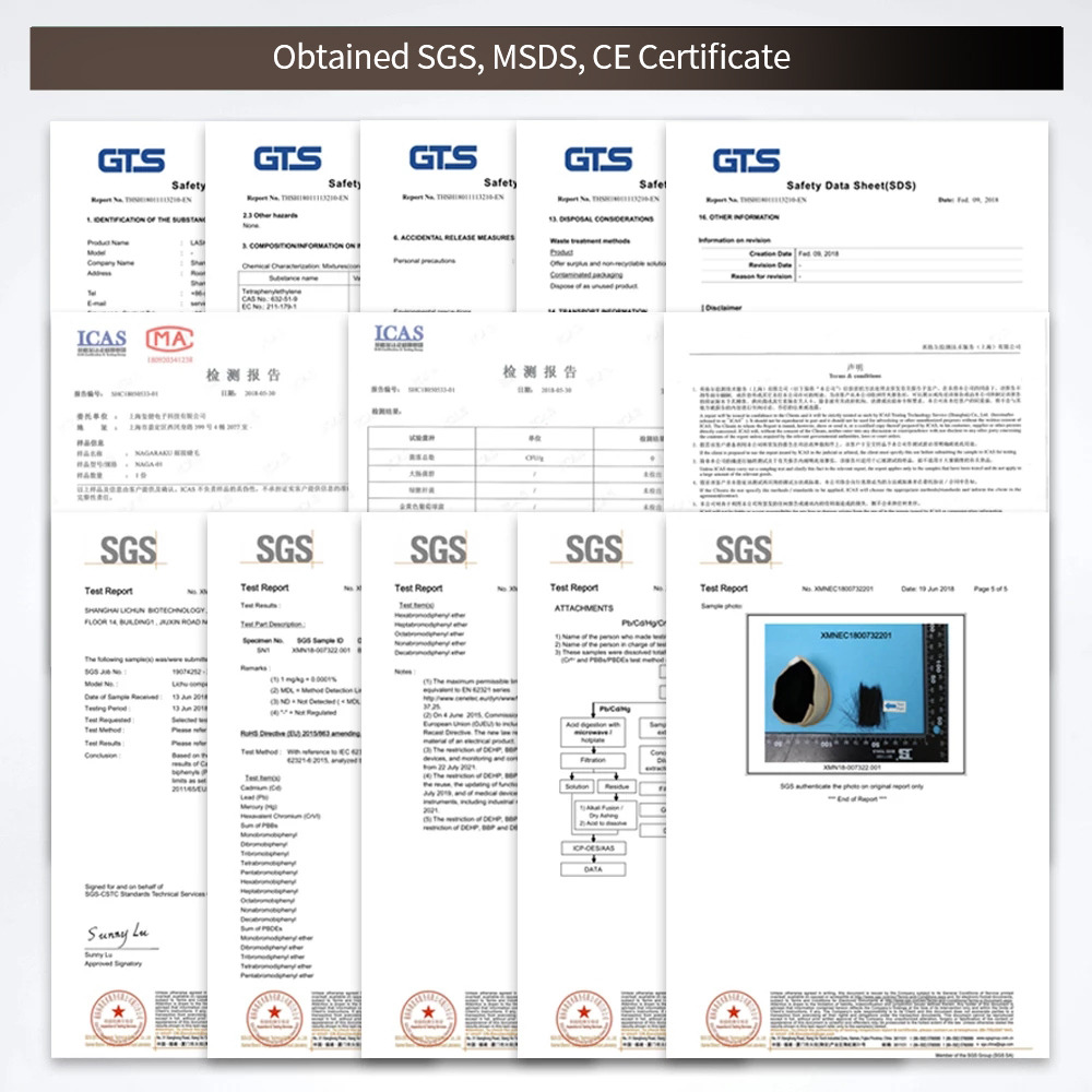 NAGARAKU Ellipse Eyelashes With Split Tips 12 Lines Dark Brown Premium High Quality Super Soft and Gentle