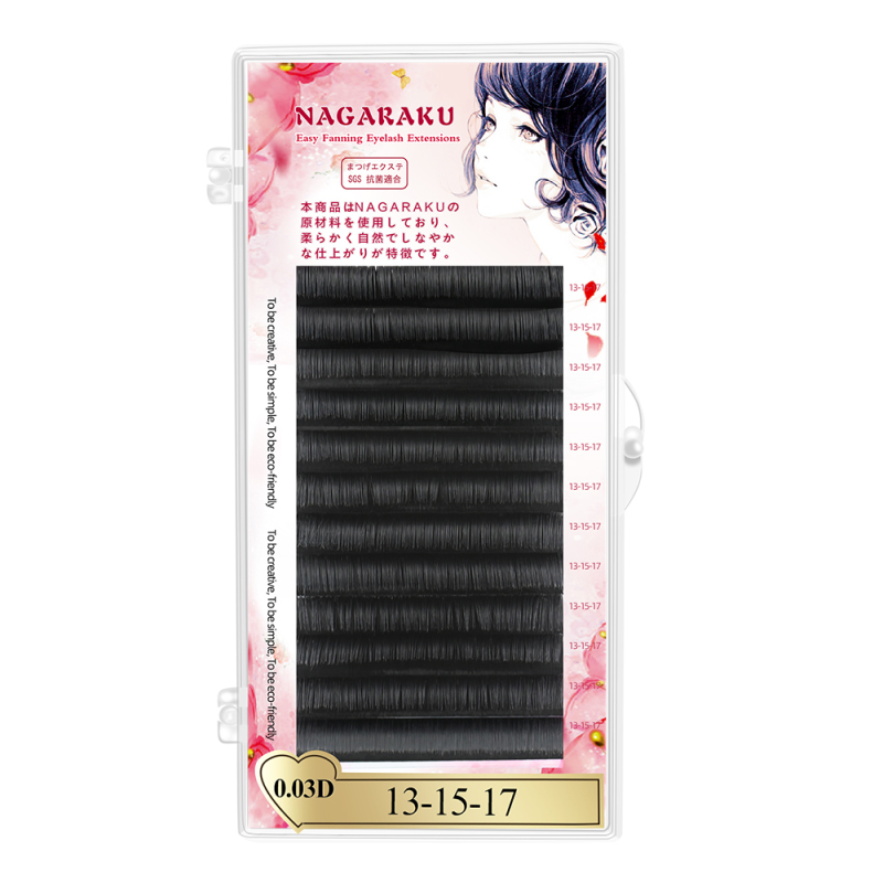 NAGARAKU Bloom Eyelash Auto Fans Eyelash Easy Fanning Lashes Auto Fan Russian Volume Lashes Magnetic Camellia