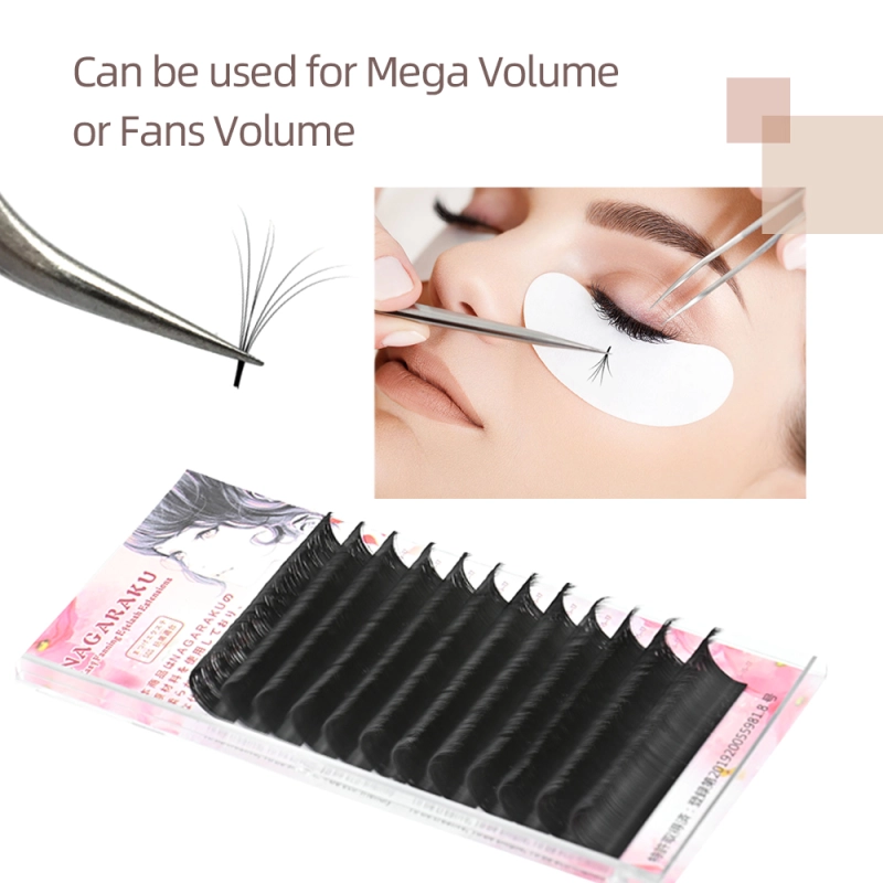 NAGARAKU Bloom Eyelash Auto Fans Eyelash Easy Fanning Lashes Auto