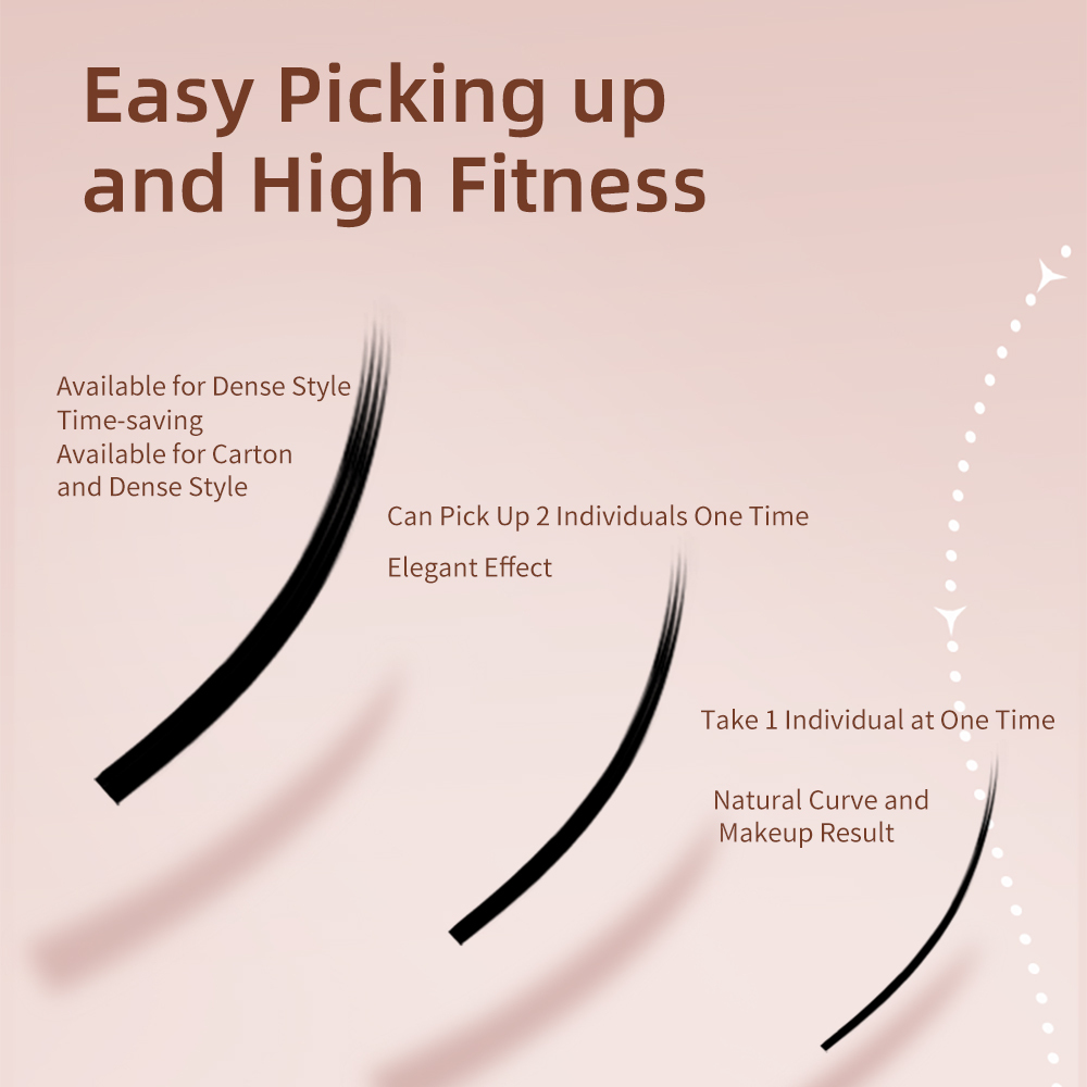 NAGARAKU Classic Ellipse Bottom Eyelash Extension Premium High Quality Eyelash Extension