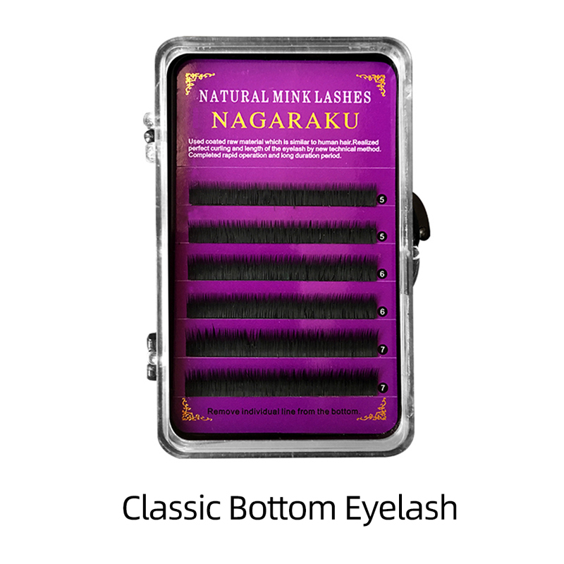 NAGARAKU Classic Ellipse Bottom Eyelash Extension Premium High Quality Eyelash Extension
