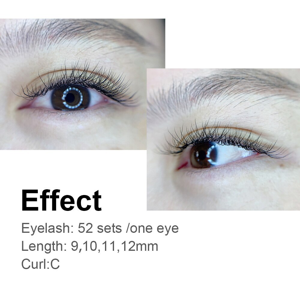 NAGARAKU Automatic Flower W volume Shape Bloom 3D Premade Fans Natural Soft Light Individual Lashes Full Dense faux mink cluster