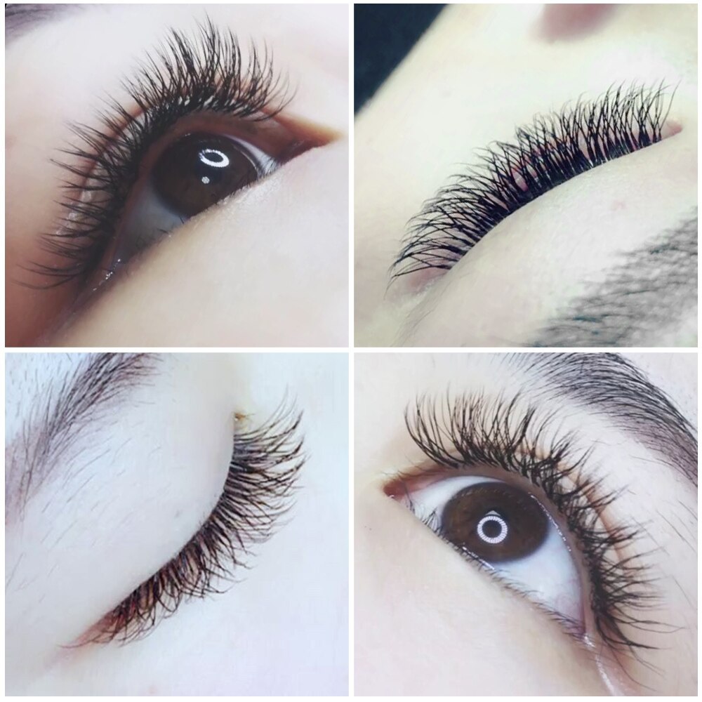 NAGARAKU 50 Cases Lot YY Shape Eyelash Extension Soft Natural Light High Quality Eyelashes Makeup Mesh Net Cross False Eyelash i