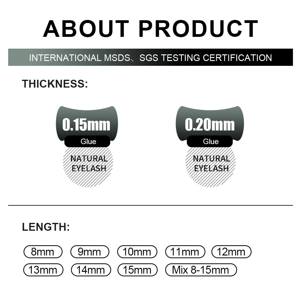 NAGARAKU 5 Trays Lot Flat Ellipse Eyelashes Split Tips Shaped Soft Natural Light Magnetic Lashes Matte color Gray Eyelash