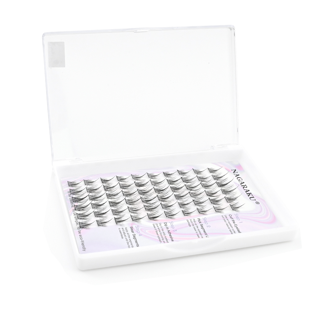 NAGARAKU DIY Lashes Cotton Bonded Cluster Lash Makeup Tools Beauty Salon Supplies