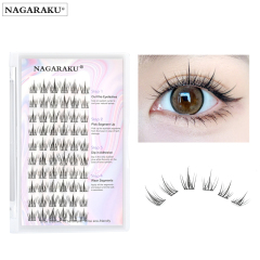 NAGARAKU DIY Lashes Cotton Bonded Cluster Lash Makeup Tools Beauty Salon Supplies