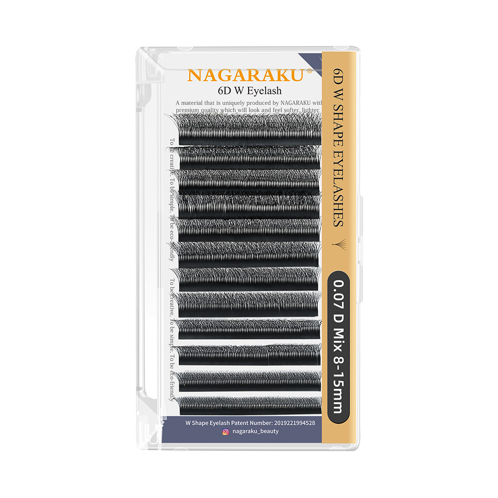 NAGARAKU 6D W Eyelash Extension,YY/W Shape Eyelashes