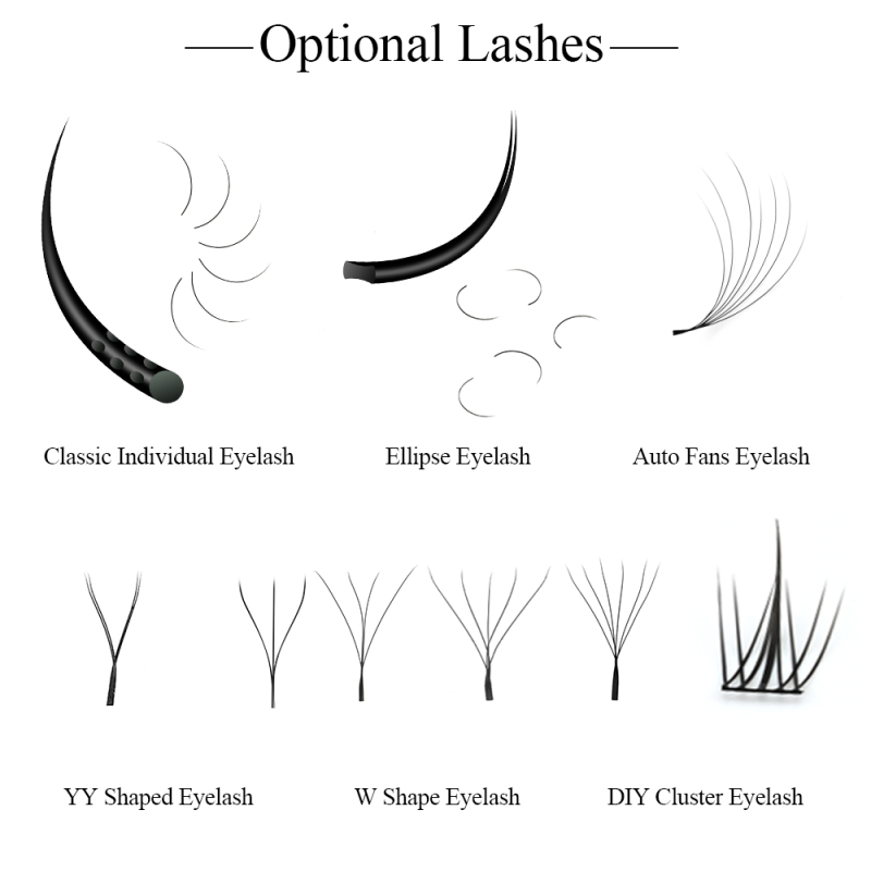 NAGARAKU Manufacturer Private Label Order OEM Eyelash Extension With Your Own Logo