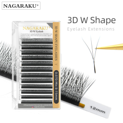 NAGARAKU 3D W Shape Eyelash Eyelash