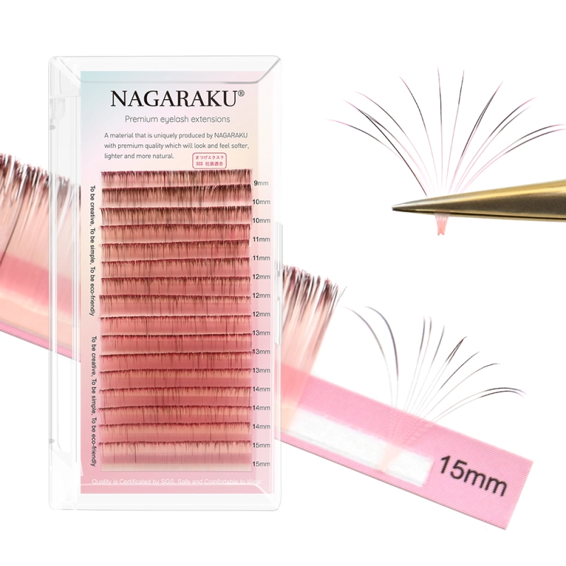 NAGARAKU Colorful Easy Fanning Eyelash Extension