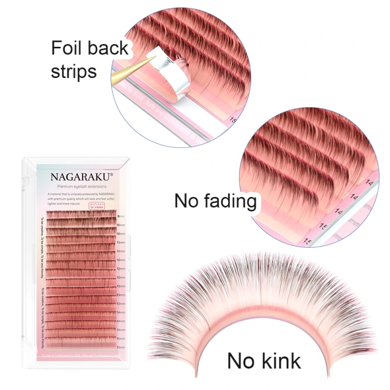 NAGARAKU Colorful Easy Fanning Eyelash Extension