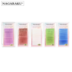 NAGARAKU Colorful Easy Fanning Eyelash Extension
