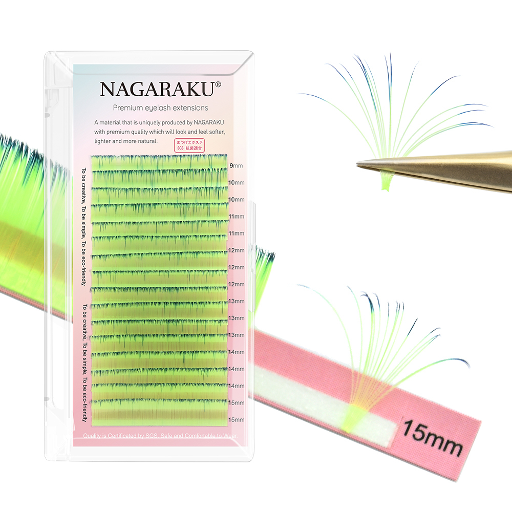NAGARAKU Colorful Easy Fanning Eyelash Extension