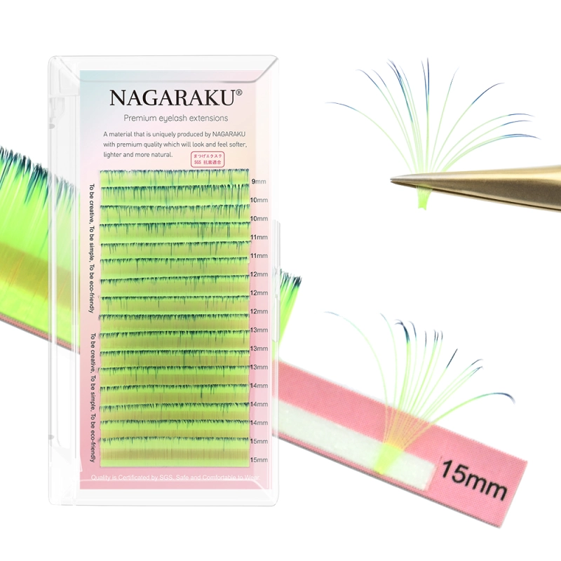 NAGARAKU Colorful Easy Fanning Eyelash Extension