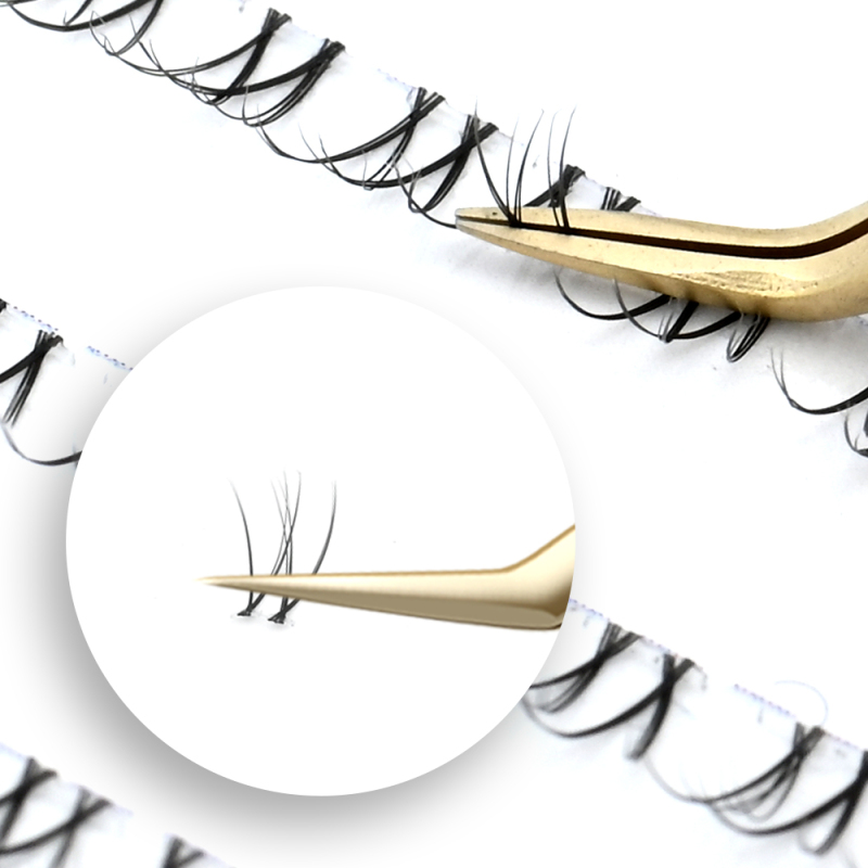 NAGARAKU Cross Bottom Lashes  Self Grafting Eyelashes Makeup DIY Lashes