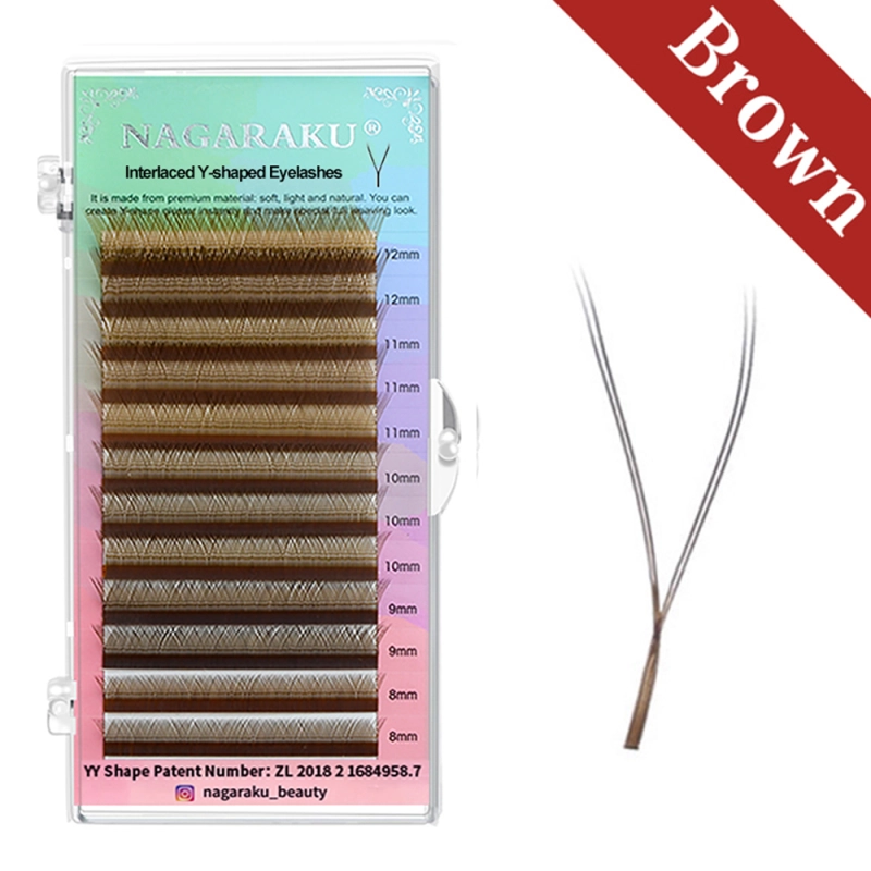 NAGARAKU Interlaced Y-Shaped Eyelashes 2D YY Eyelash Extension