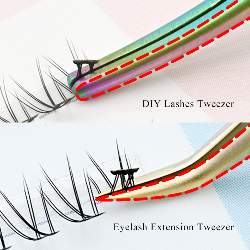 NAGARAKU Tweezers for Self-grafting Makeuo Tweezers D-01