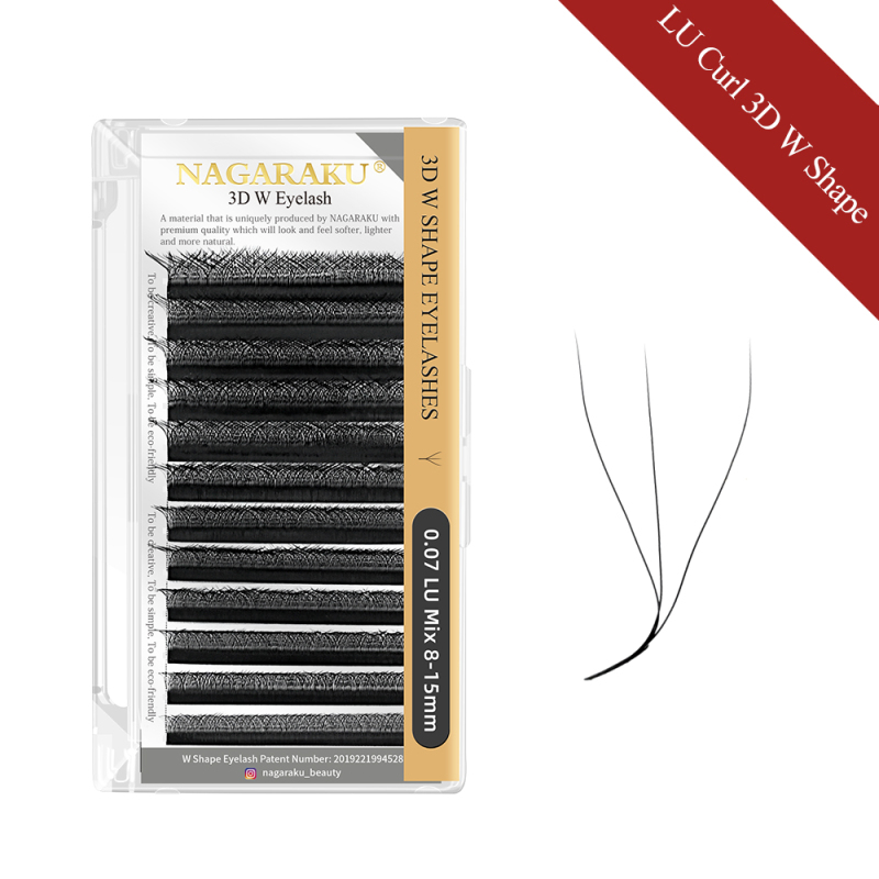 NAGARAKU 3D W Shape Eyelash Eyelash