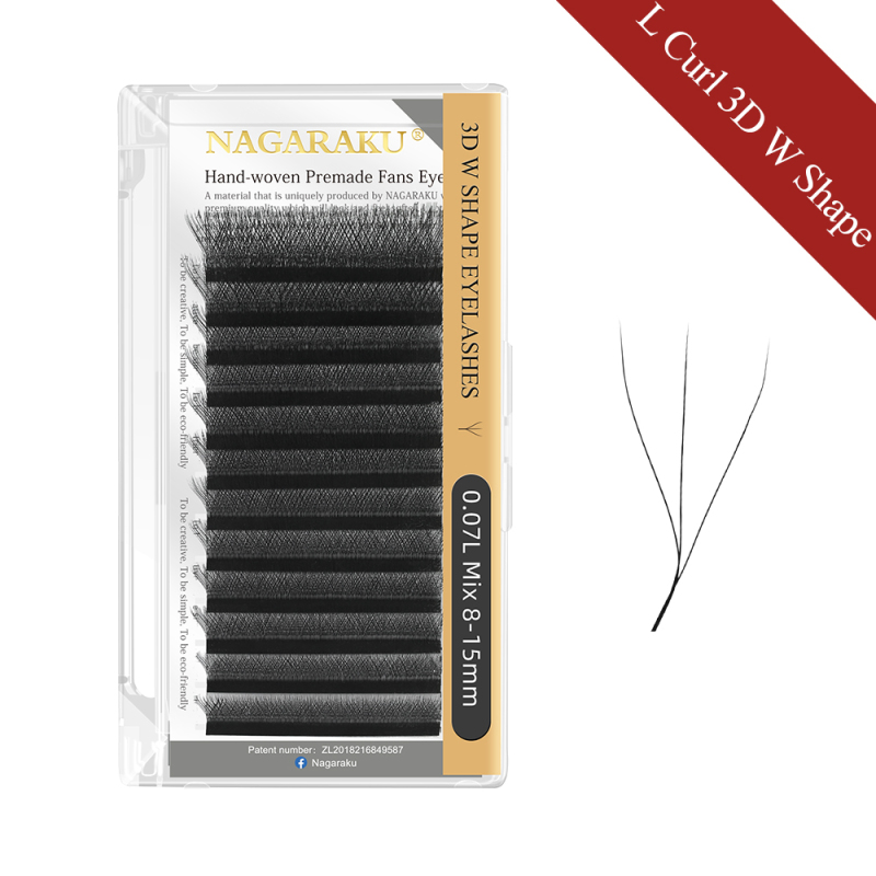 NAGARAKU 3D W Shape Eyelash Eyelash