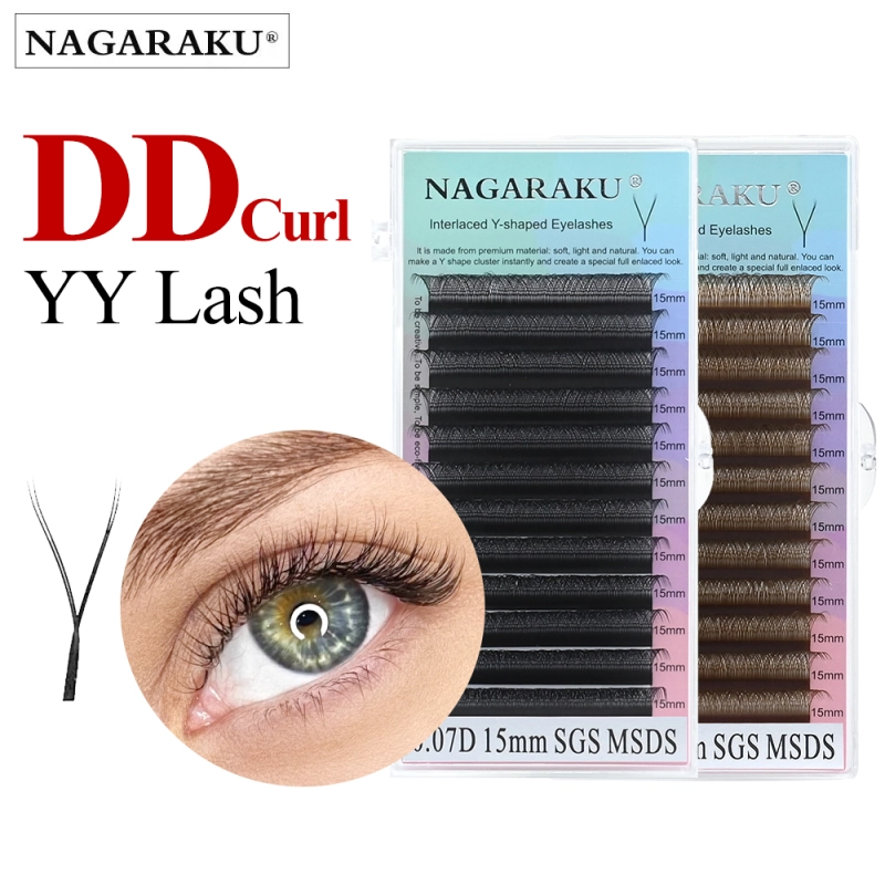 NAGARAKU Interlaced Y-Shaped Eyelashes 2D YY Eyelash Extension