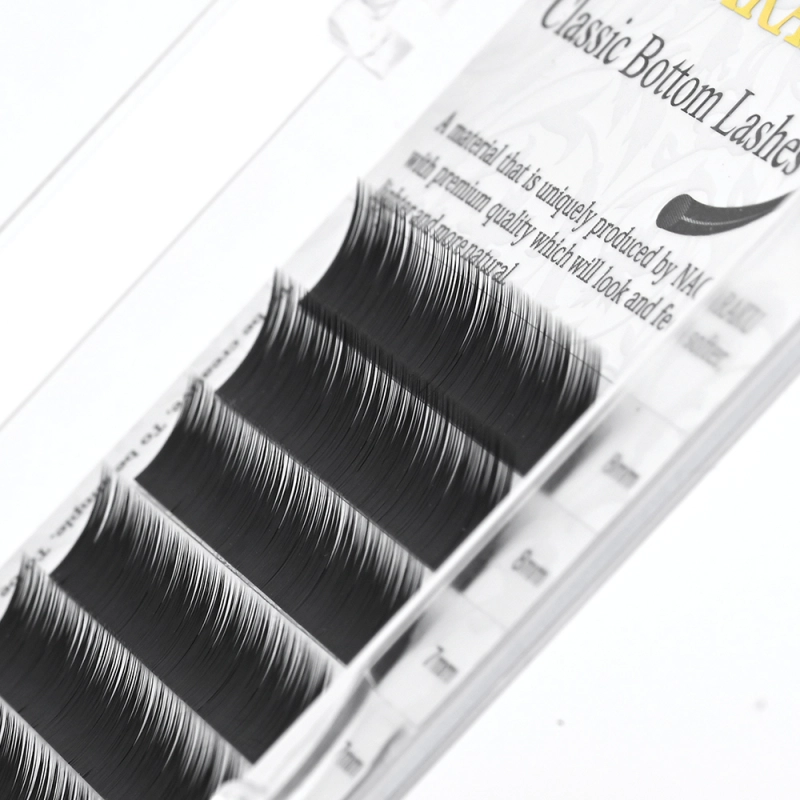 NAGARAKU Classic Bottom Eyelash Extension Mix 5-8mm Matte Black 12 Lines