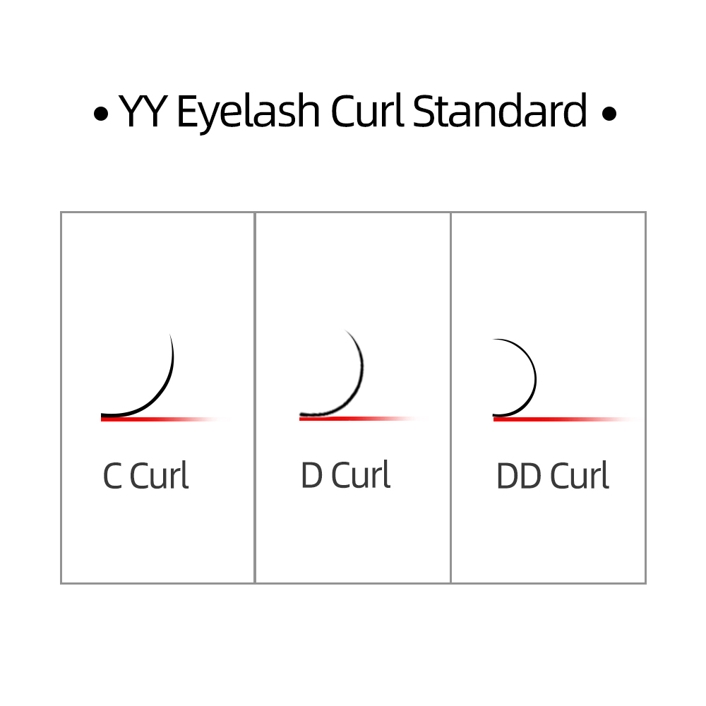 NAGARAKU Purple Blue YY Eyelash Extension 12 Lines 2D Lashes