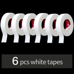 6 pcs white