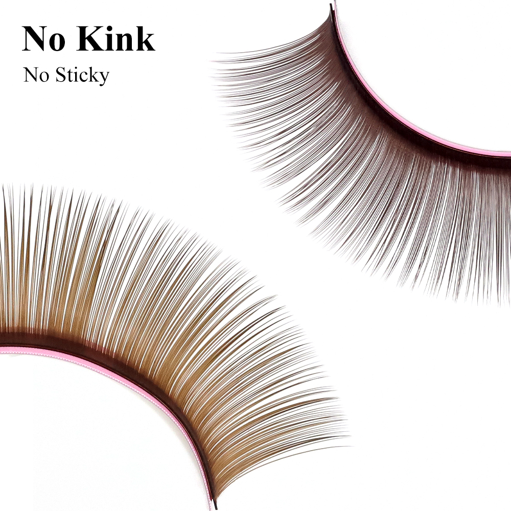 NAGARAKU Brown Dark Brown Individual Eyelash Extensions 16 Lines Super Soft Gentle High Quality Eyelashes