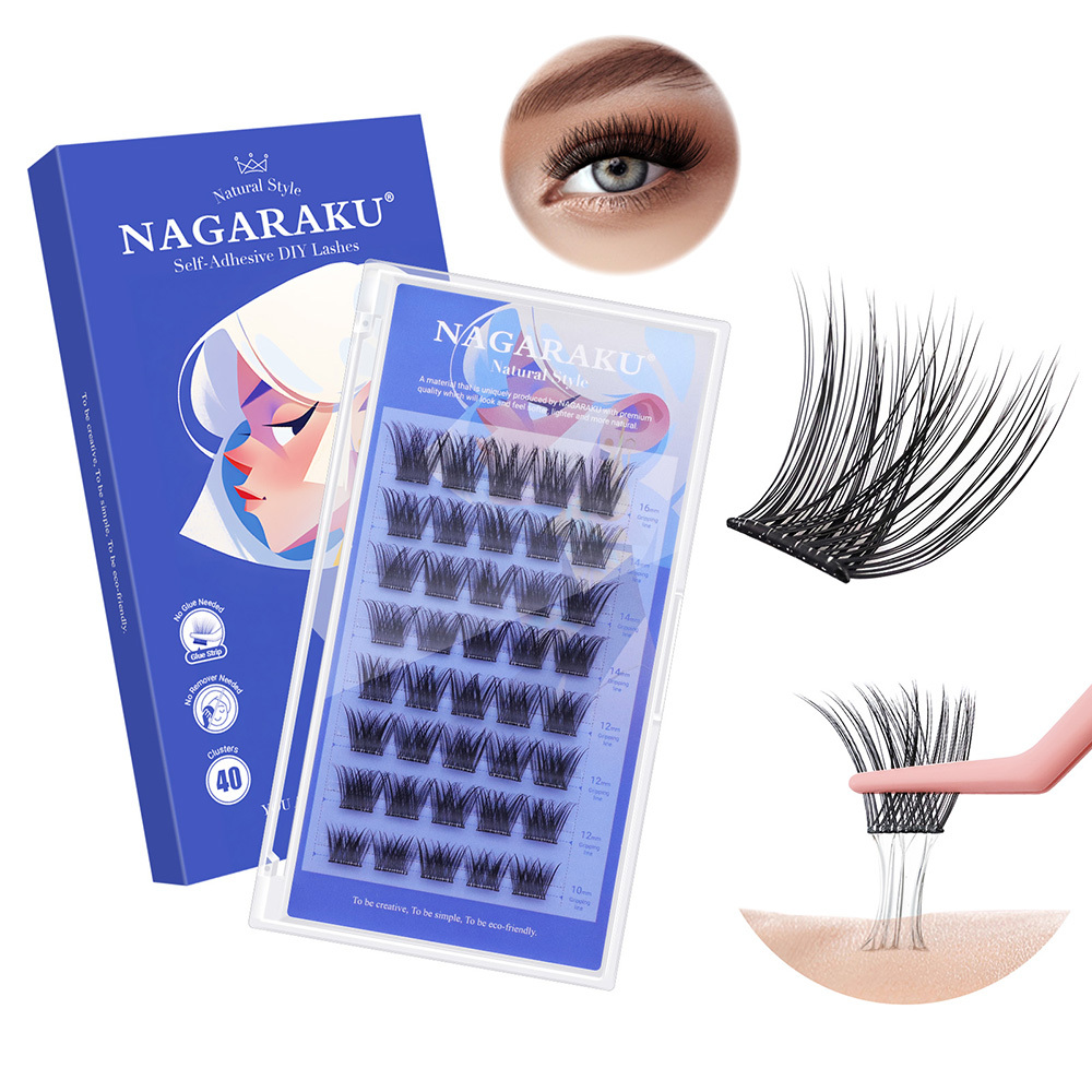 NAGARAKU DIY Lashes Self Adhesive NO Glue Needed
