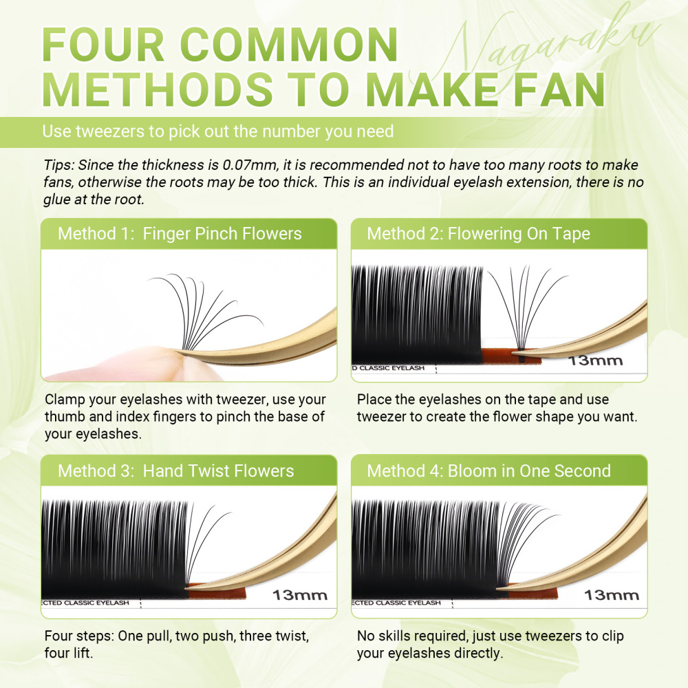 NAGARAKU  Luxury Collected Classic Individual Lashes