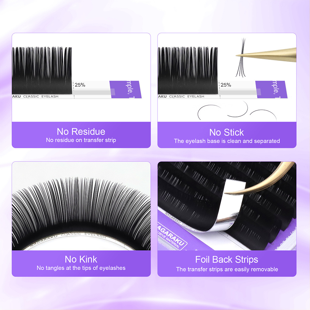 NAGARAKU Individual Short Eyelash Extension 5-7mm