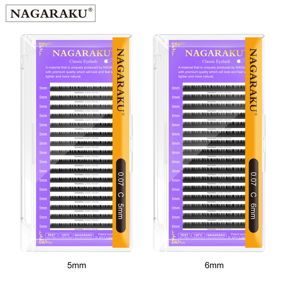 NAGARAKU Individual Short Eyelash Extension 5-7mm