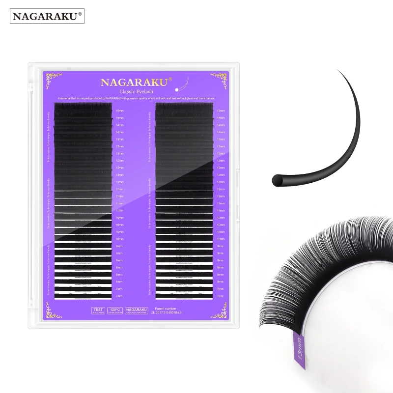 NAGARAKU Classic Mix Individual Lashes 54 Lines Big Tray