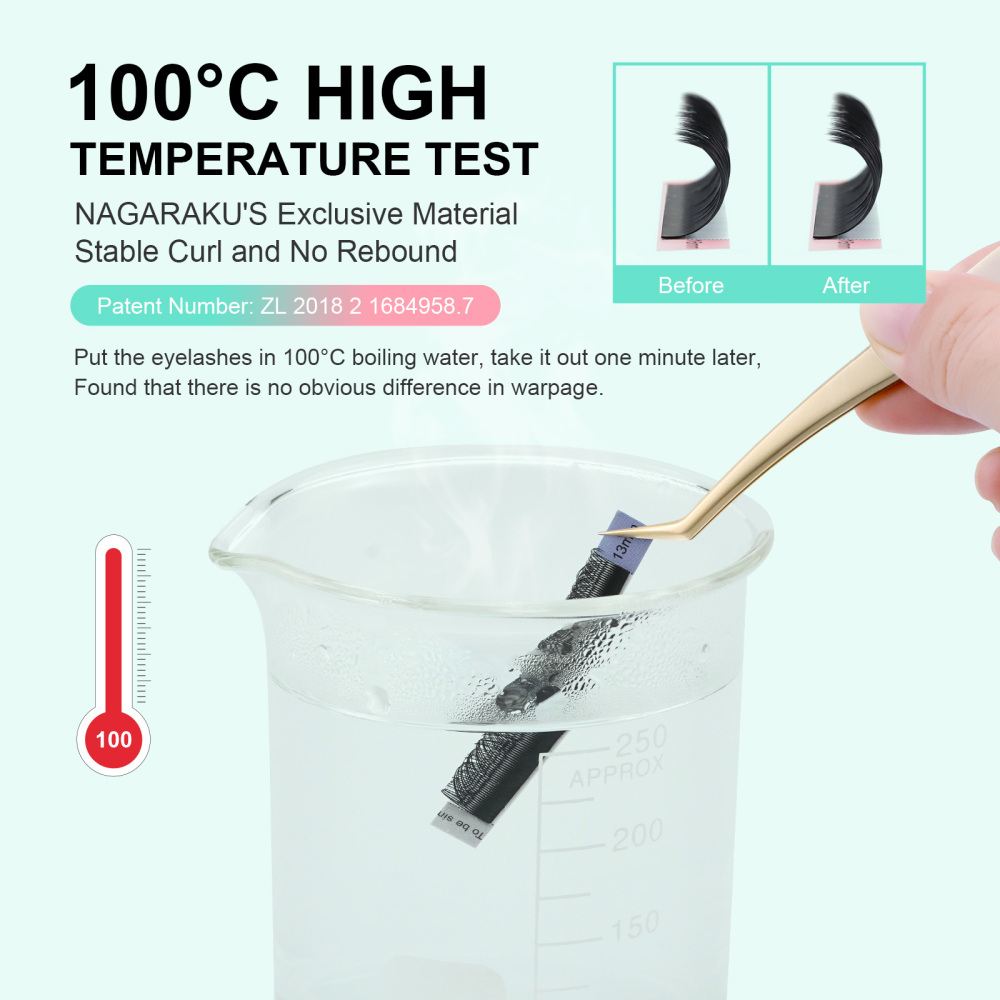 NAGARAKU 2D YY Eyelash Extension 54 Lines Big Capacity