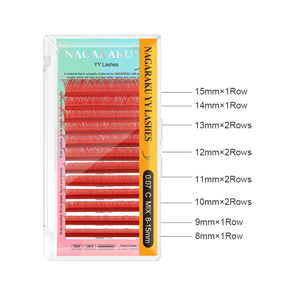 NAGARAKU Colorful YY Eyelash Extension