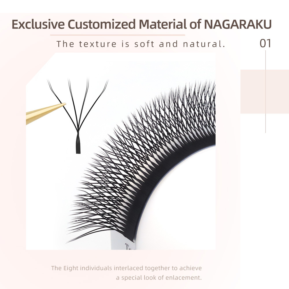 NAGARAKU Double Tips 4D W Eyelash Extension