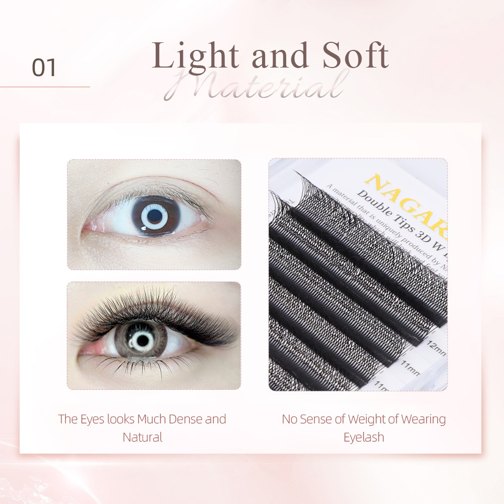 NAGARAKU Double Tips 3D W Eyelash Extension