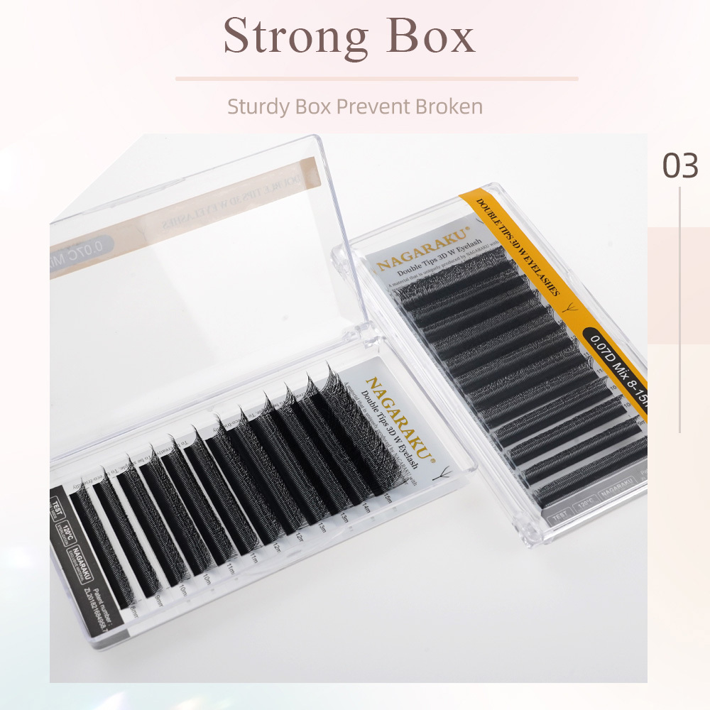 NAGARAKU Double Tips 3D W Eyelash Extension