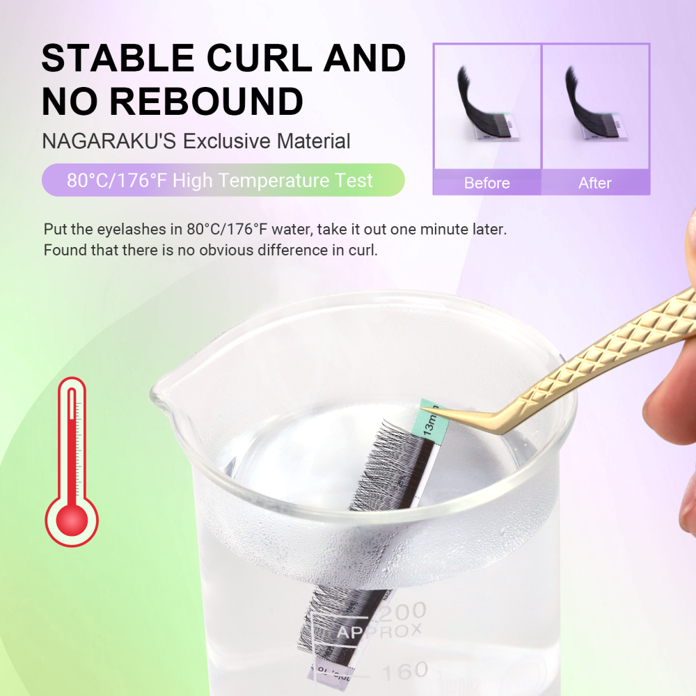 NAGARAKU Single Tip 2D Y Eyelash Extension