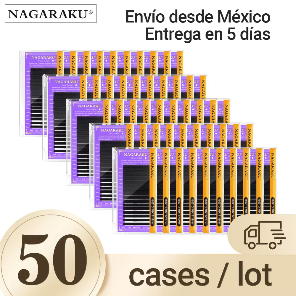 NAGARAKU Fast Shipping 50 Cases Classic Individual Eyelash Extension