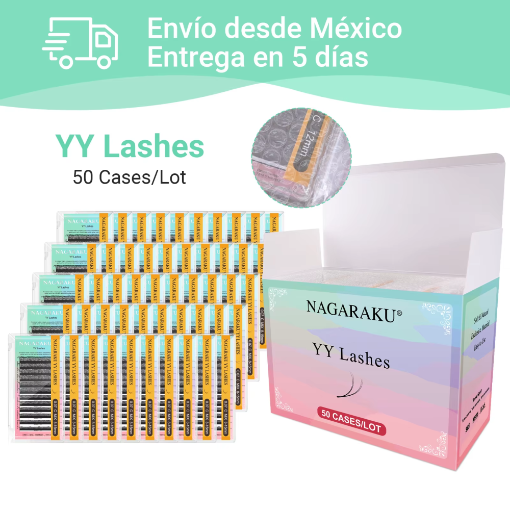 NAGARAKU Fast Shipping 50 Cases YY Eyelash Extension