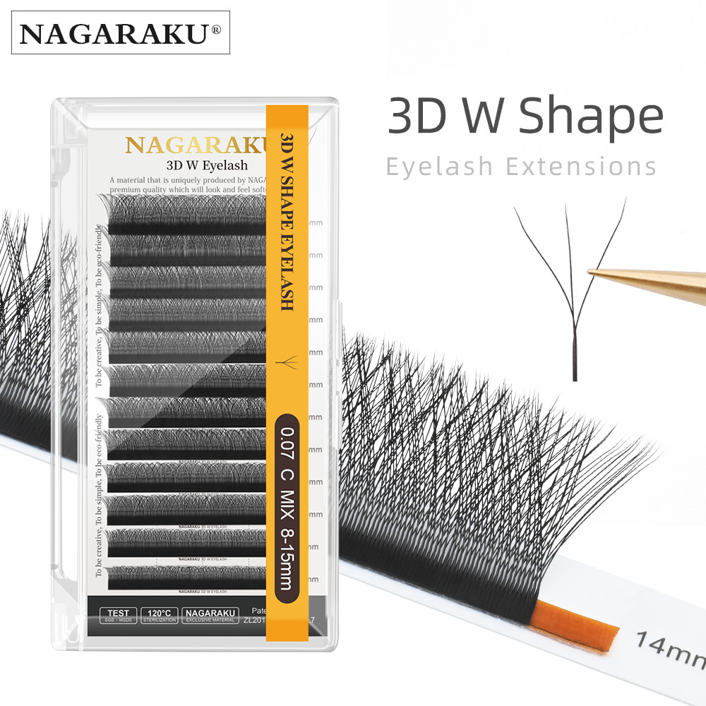 NAGARAKU 3D W Shape Eyelash Eyelash
